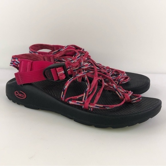 Chaco ZCloud X2 Sandal J106134 Women’s Size 9 Pink Black Hiking - Picture 1 of 7